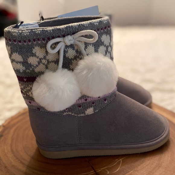 Gymboree Fair Isle Sparkle Boots - Picture 2 of 7